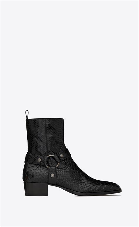 ysl wyatt boot replicas|wyatt zippered boots in python.